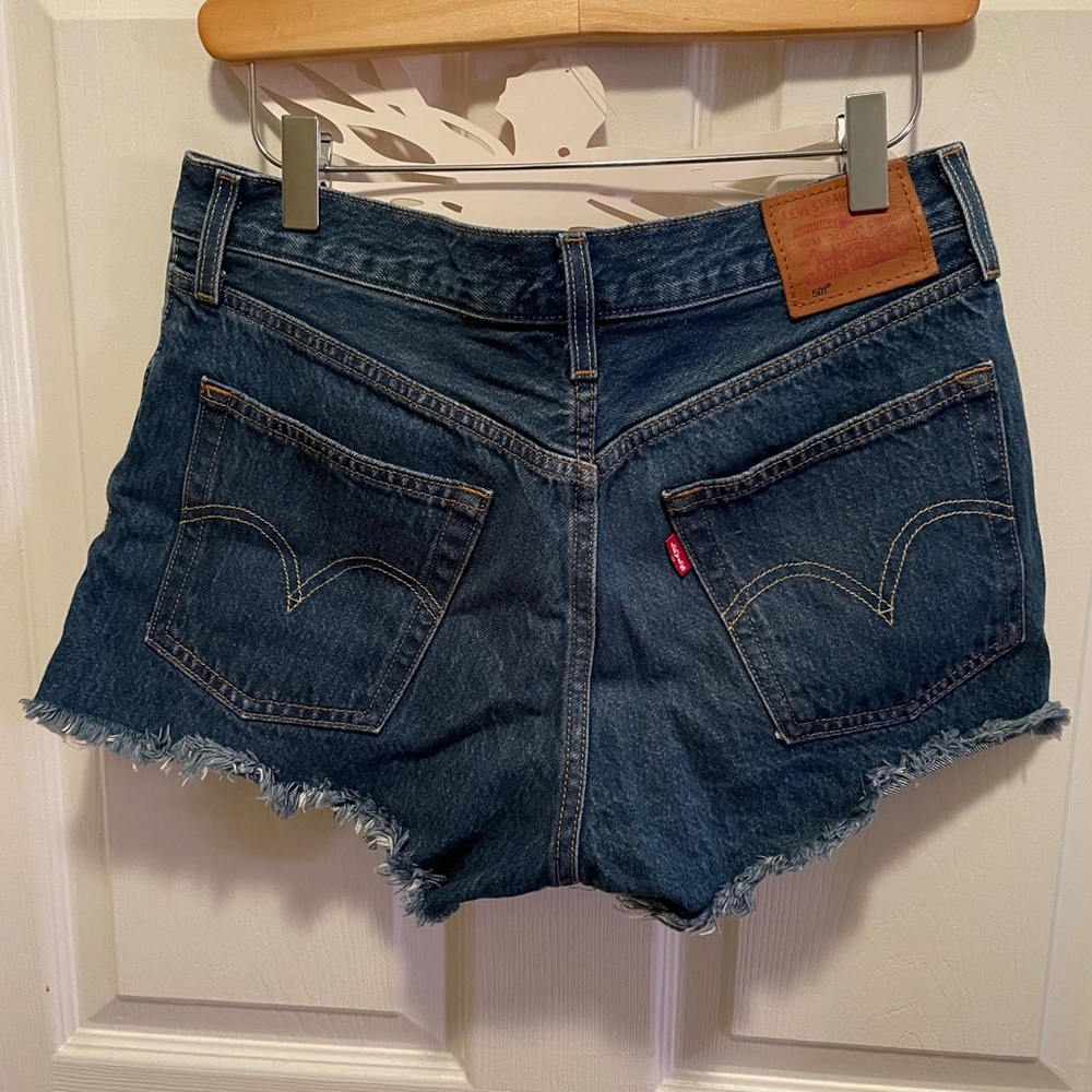 Levi's Women's Blue Denim Shorts
